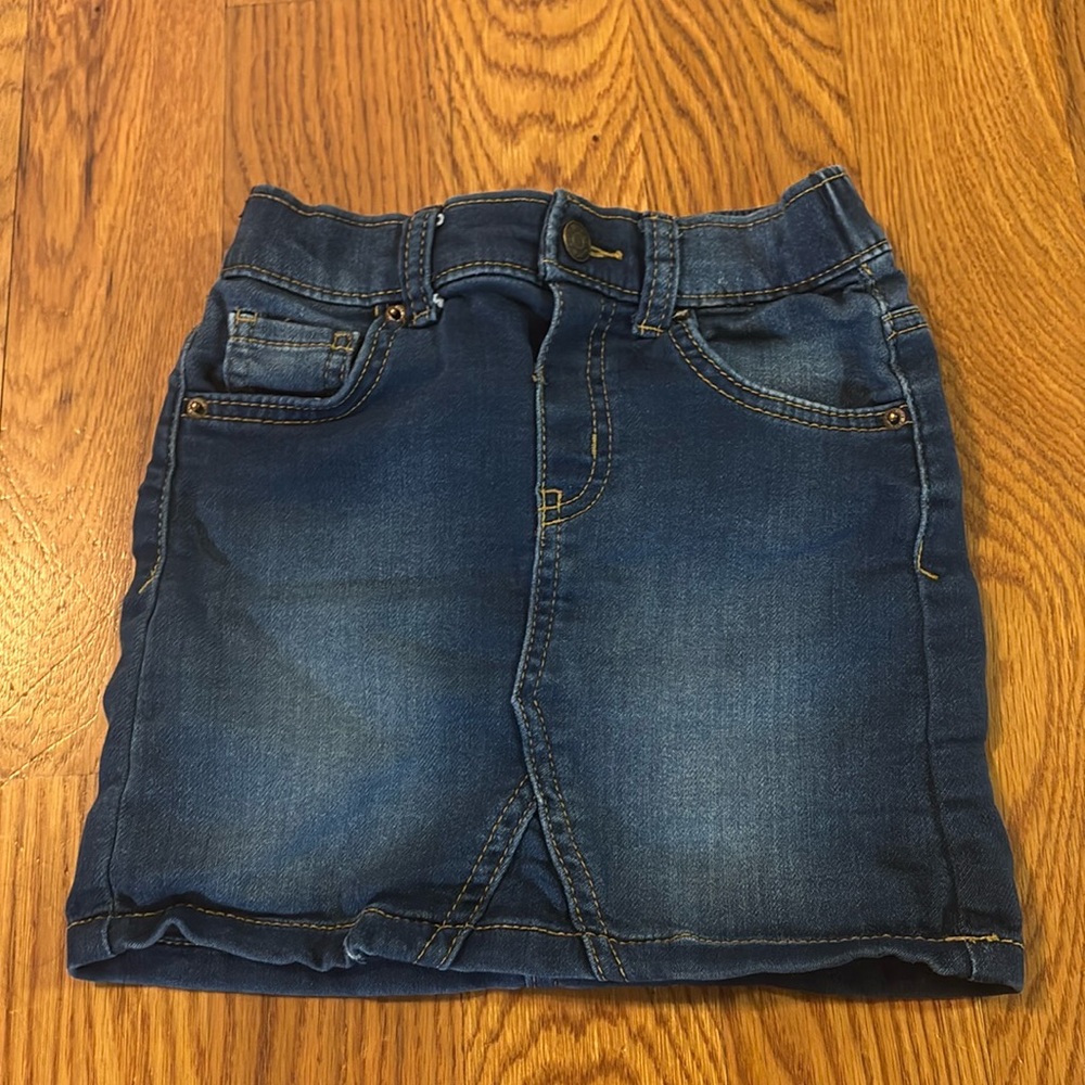Cat & Jack Blue Toddler Jean Skirt